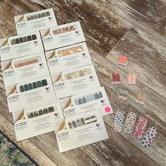 NEW Color Street Nail Bundle ~clearing personal inventory - Picture 1 of 10